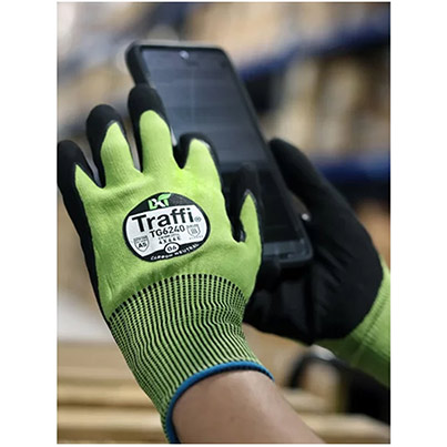 Traffi LXT TG6240 Nitrile-Coated Heat-Resistant Cut-Resistant Gloves