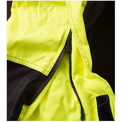 ProGARM 6458 Men’s Navy Hi-Vis Arc-Flash Overalls with Kneepad Pockets