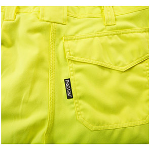 ProGARM 7418 Men’s Yellow Hi-Vis Arc-Flash Trousers with Kneepad Pockets
