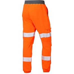 Leo EcoViz Hawkridge Orange Hi-Vis Joggers