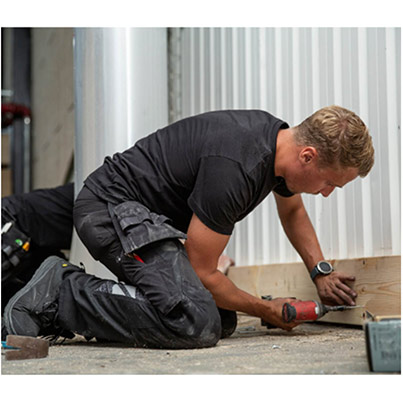 MASCOT CROSSOVER 20382 Men’s Black Cotton T-Shirt