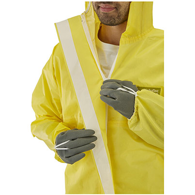 Ansell AlphaTec 2300 PLUS Model 132 Yellow Chemical Coverall
