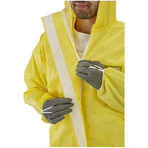 Ansell AlphaTec 2300 PLUS Model 132 Yellow Chemical Coverall