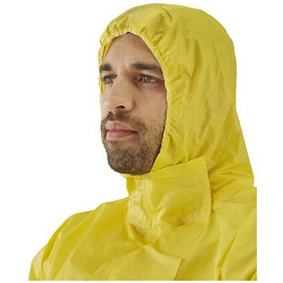 Ansell AlphaTec 2300 PLUS Model 132 Yellow Chemical Coverall