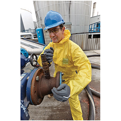 Ansell AlphaTec 2300 PLUS Model 132 Yellow Chemical Coverall