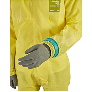 Ansell AlphaTec 2300 PLUS Model 132 Yellow Chemical Coverall