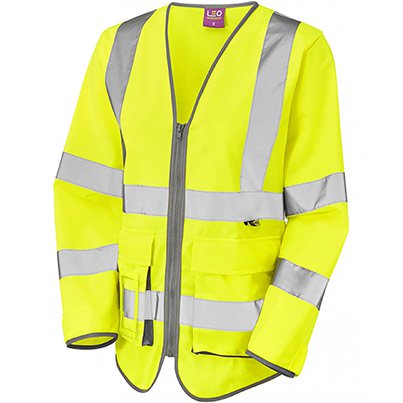 Leo Beaworthy Yellow Hi-Vis Long-Sleeve Vest