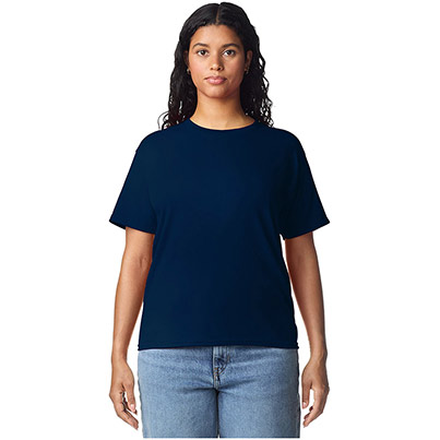 Gildan GD006 Heavy Cotton Women’s Navy T-Shirt