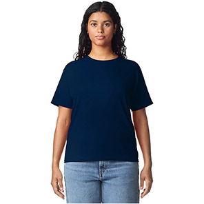Gildan GD006 Heavy Cotton Women’s Navy T-Shirt