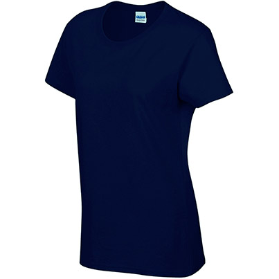 Gildan GD006 Heavy Cotton Women’s Navy T-Shirt