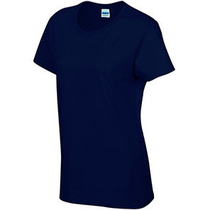 Gildan GD006 Heavy Cotton Women’s Navy T-Shirt