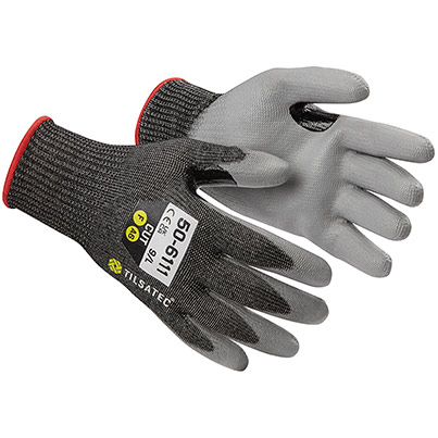 Tilsatec 50-6111 PU-Coated Cut-Resistant Gloves