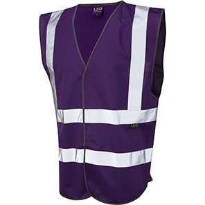 Leo Pilton Purple Reflective Vest 4XL