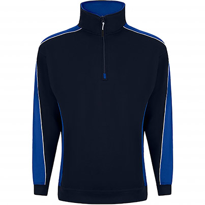 ØRN Avocet 1288 Men’s Navy/Royal Blue Quarter-Zip Sweatshirt