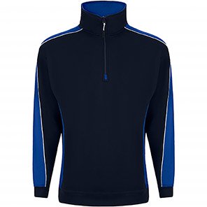 ØRN Avocet 1288 Men’s Navy/Royal Blue Quarter-Zip Sweatshirt 5XL