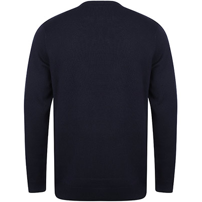 Henbury HB725 Navy Crew-Neck Jumper