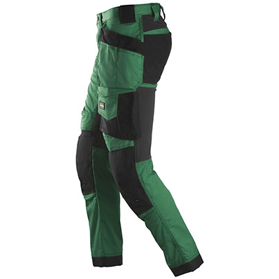 Snickers AllroundWork 6241 Men’s Green/Black Trousers with Holster Pockets