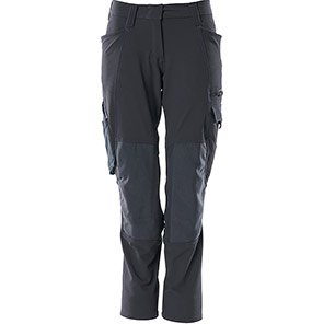 MASCOT ACCELERATE 18078 Women’s Navy Trousers with Kneepad Pockets 28S