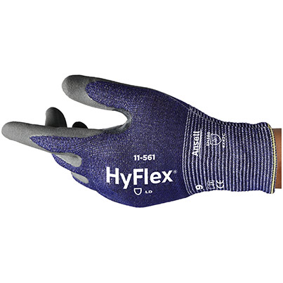 Ansell HyFlex 11-561 Nitrile-Coated Cut-Resistant Gloves