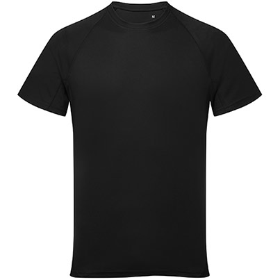TriDri TR011 Black Men’s Panelled Tech T-Shirt