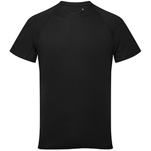 TriDri TR011 Black Men’s Panelled Tech T-Shirt 3XL
