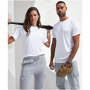 TriDri TR011 Men’s White Panelled Tech T-Shirt