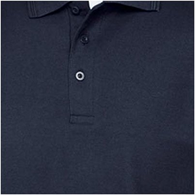 Uneek UC113 Men’s Navy Long-Sleeve Pique Polo Shirt