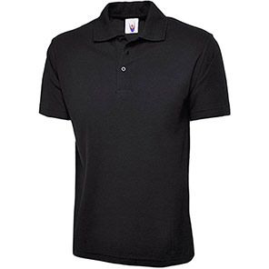 Uneek Classic Men’s Black Polo Shirt 6XL