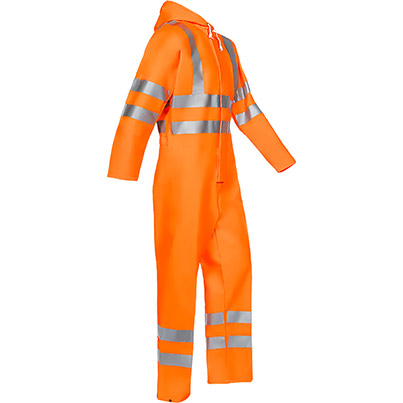 Sioen Etna Orange Waterproof Hi-Vis Overalls