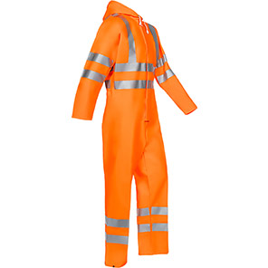 Sioen Etna Orange Waterproof Hi-Vis Overalls L