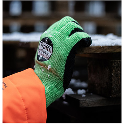 Traffi TG5070 Latex-Coated Thermal Cut-Resistant Gloves
