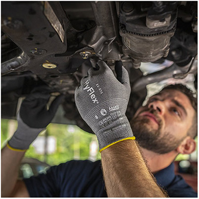 Ansell HyFlex 11-571 Nitrile-Coated Work Gloves