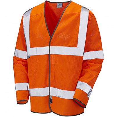 Hi-Vis long sleeved waistcoat