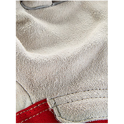 Arco Grey/Red Split-Leather Rigger Gloves
