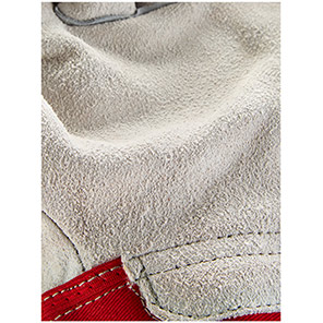 Arco Grey/Red Split-Leather Rigger Gloves