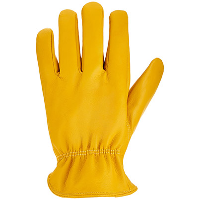 Arco Gold Grain-Leather Driving Gloves