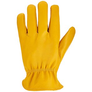 Arco Gold Grain-Leather Driving Gloves 10