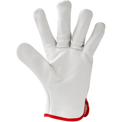 Arco Grey Soft Grain-Leather Driving Gloves