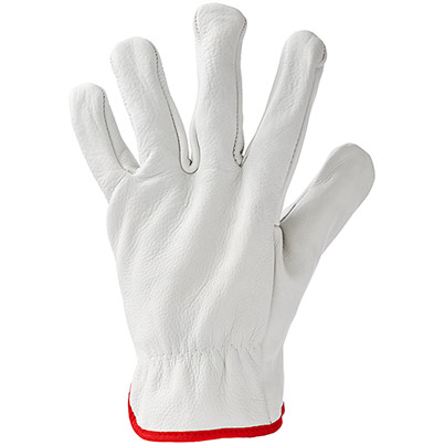 Arco Grey Soft Grain-Leather Driving Gloves