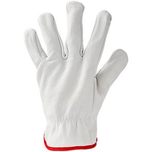 Arco Grey Soft Grain-Leather Driving Gloves 10