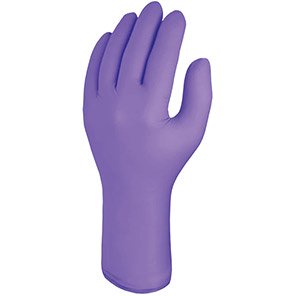 50 TX566 AQL0.65 Nitrile Glvs Violet L