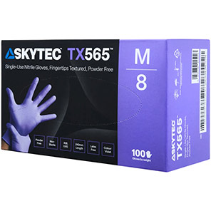 50 TX565 AQL0.65 Nitrile Glvs