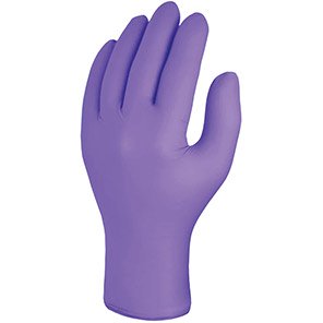 50 TX565 AQL0.65 Nitrile Glvs Violet L