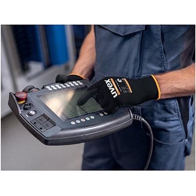 Uvex athletic lite XT 60026 Black Nitrile-Coated Work Gloves