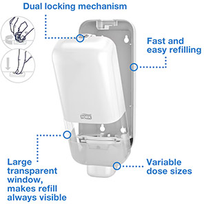 Tork Soap & Sanitiser Dispenser S4