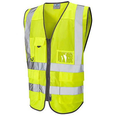 Leo Cobbaton Men’s Yellow Hi-Vis Vest