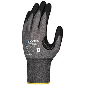 Skytec Sapphire Nano Foam+ Black/Grey Nitrile-Coated Cut-Resistant Gloves 2XL