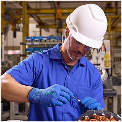 HyFlex 11-814 Aerofit NitFm Glv Blue