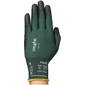HyFlex 11-752 rPET PU Glove Green 11