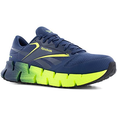 Reebok FloatZig Work IB3032 Blue/Yellow ESD S1PS Safety Trainers